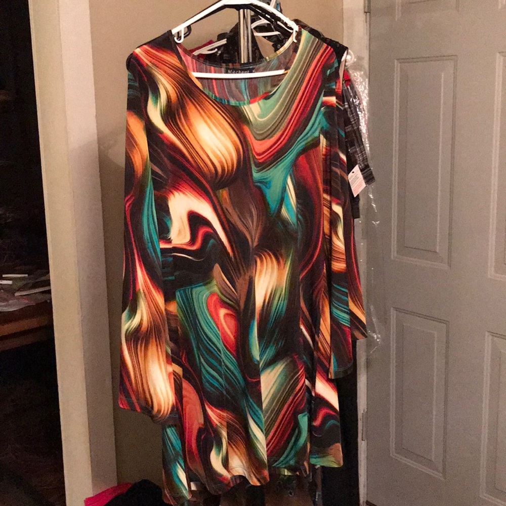 Multi colored dress